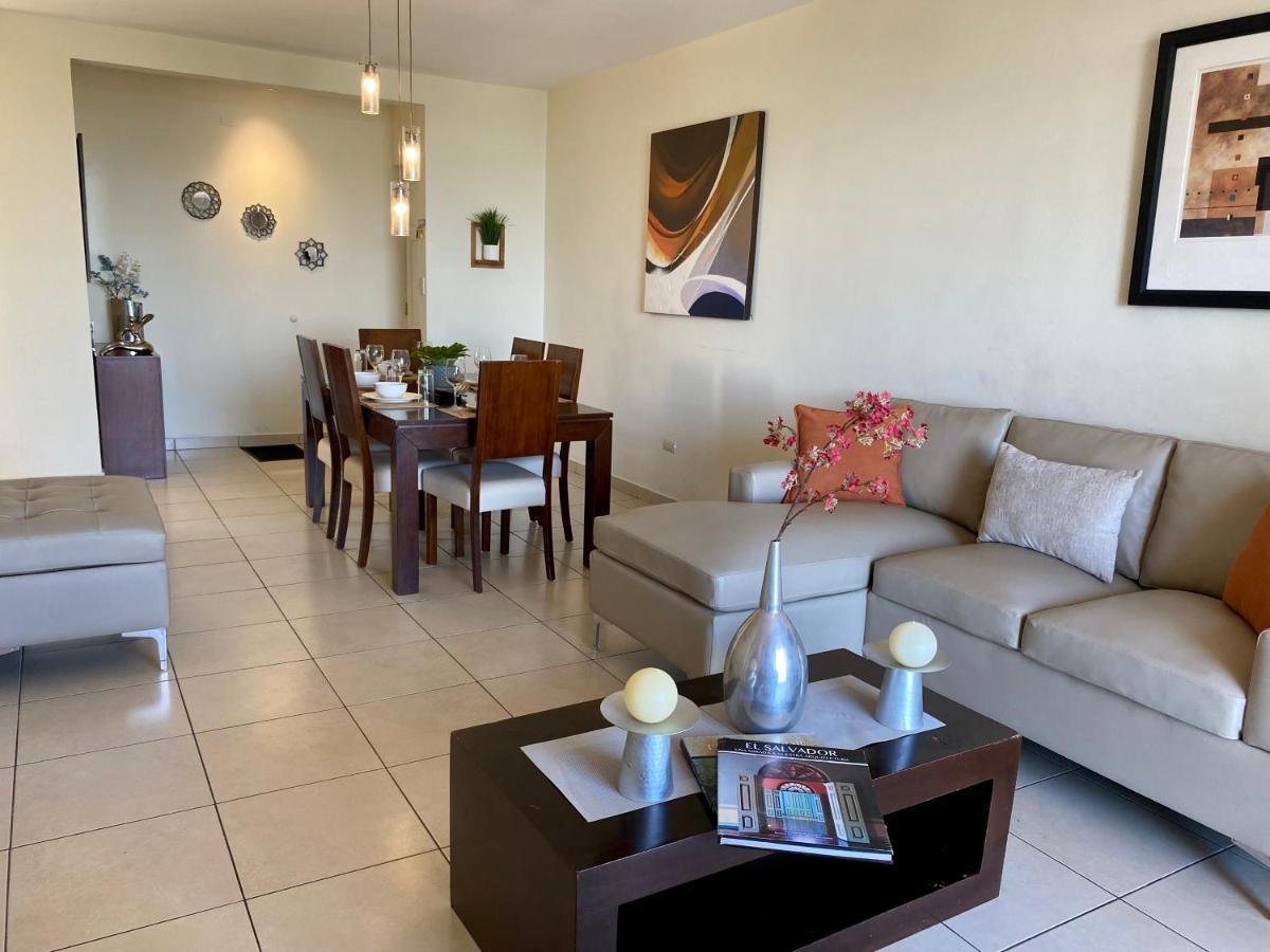 Beautiful Apartment, Terrace With Incredible View, 3 Bdr, Escalon, Exclusive, Secure San Salvador Exteriör bild