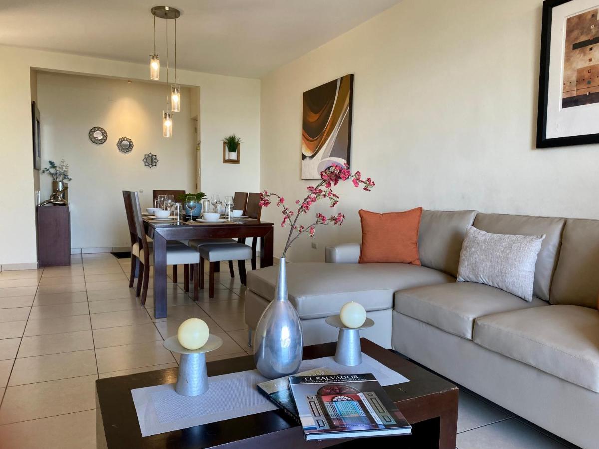 Beautiful Apartment, Terrace With Incredible View, 3 Bdr, Escalon, Exclusive, Secure San Salvador Exteriör bild